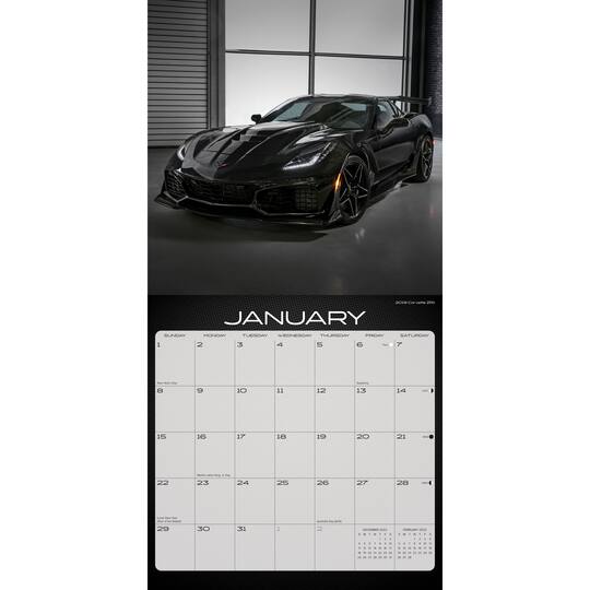 2023 Corvette Wall Calendar Wall Calendars Michaels